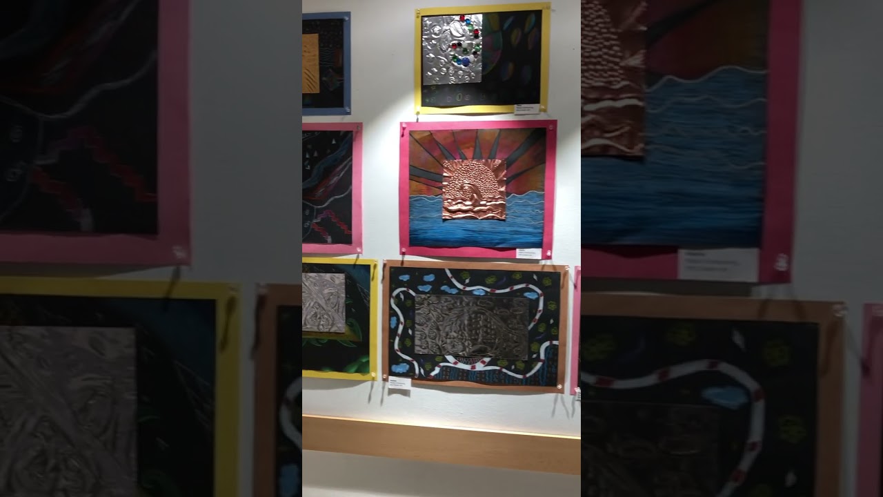 Metal Embossing/Tooling Art Display/Exhibition