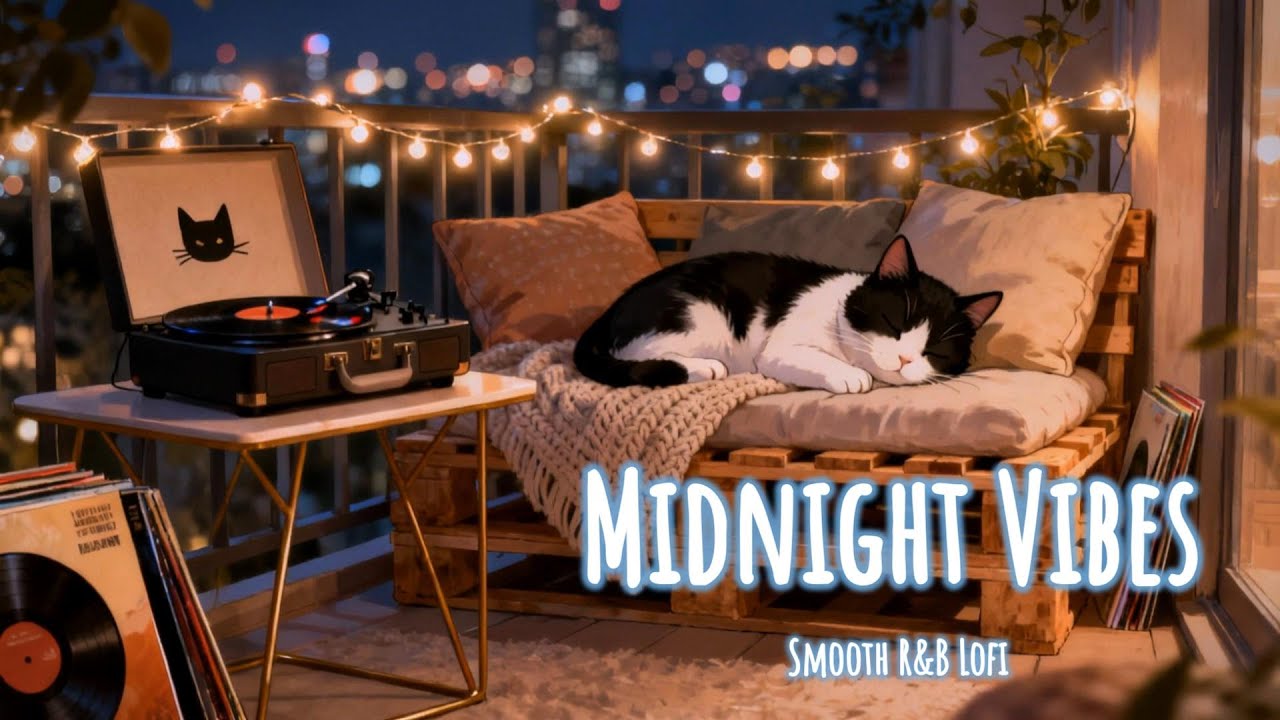 Smooth R&B Lofi — Deep Focus & Gentle Relaxation 🌙 Midnight Vibes