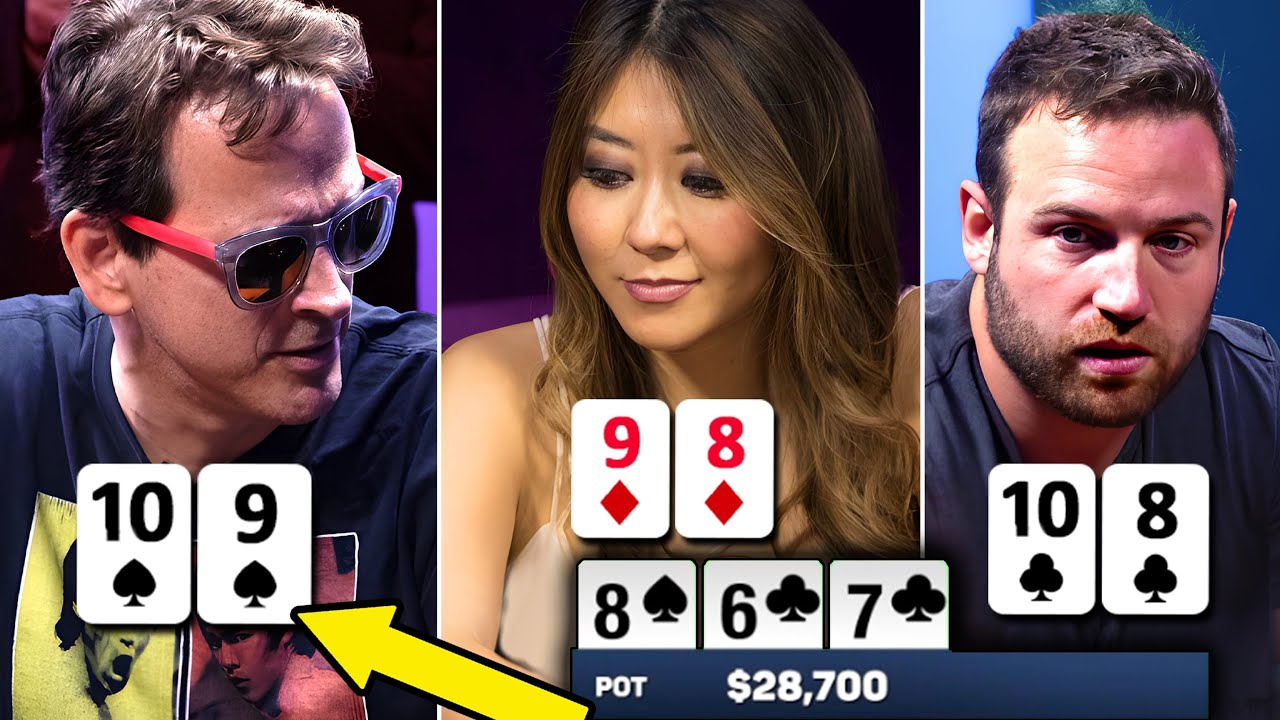 The Wettest Flop Ever - Maria Ho, Phil Laak & Dan O'Brien Monster Poker Pot