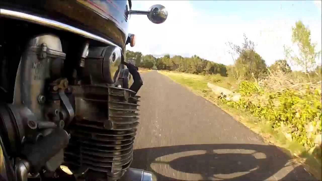 Balade en moto vintage dans le sud