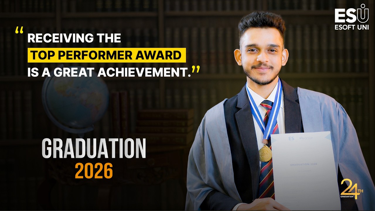 Janidu Wethmin's Journey in Pearson BTEC HND in Computing (Software Engineering) at ESOFT Uni