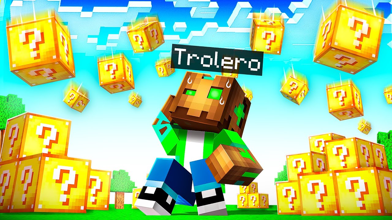 Minecraft Pero LLUEVEN LUCKY BLOCKS del Cielo!