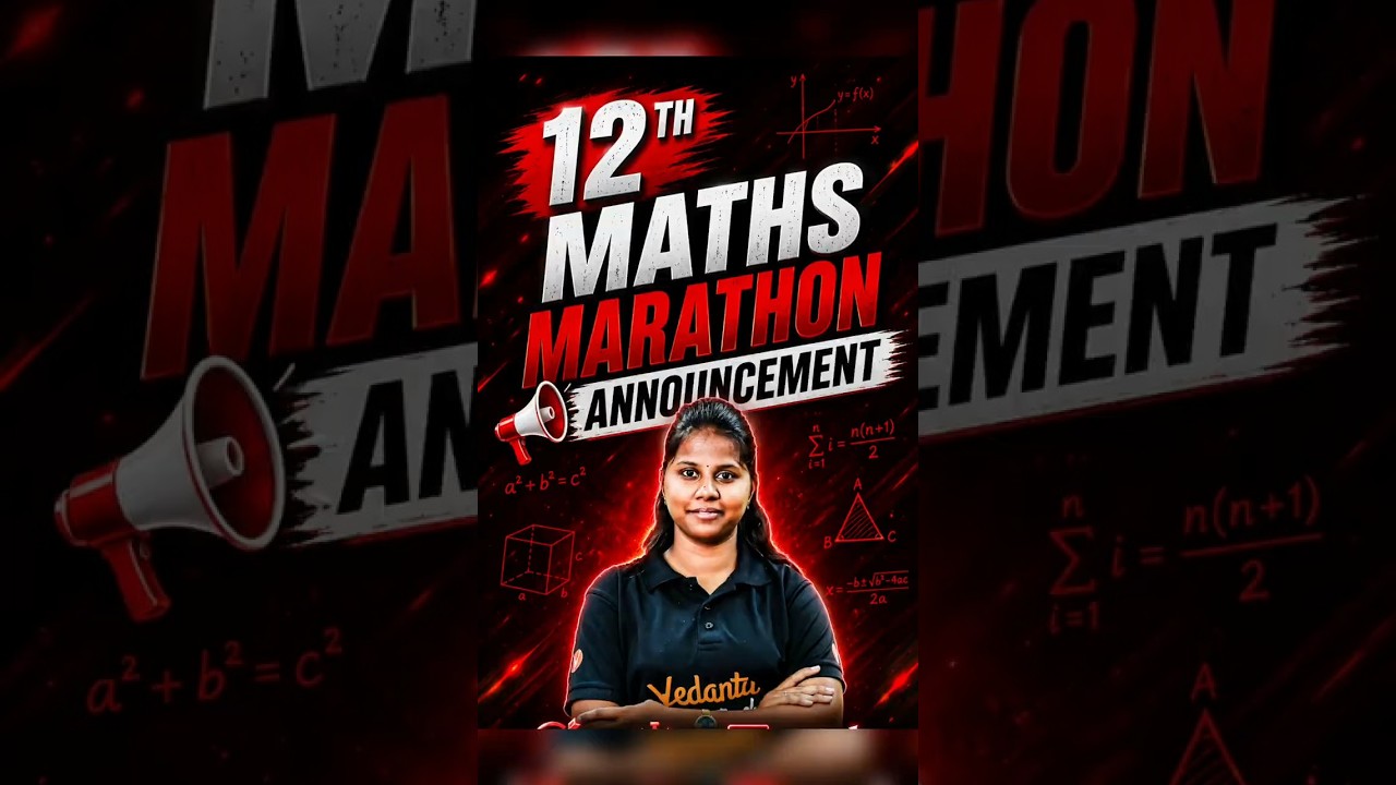 12th Maths Marathon Announcement 💯 Don't Miss This!#tnstateboard#janasruthimam