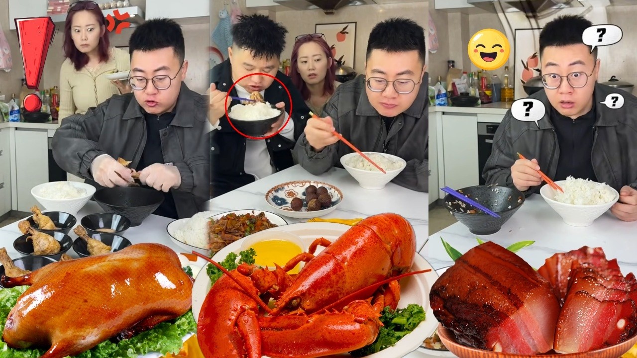 蠢哥哥真是本性难改!这自私的毛病当妈的当然好好治治他，哥哥最后守着白米饭才知道自己的肉被掉包了直接心碎了