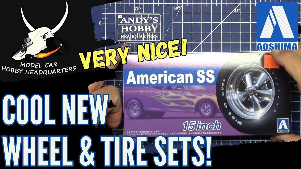 New Wheel & Tire Set from Aoshima Models Ep.351