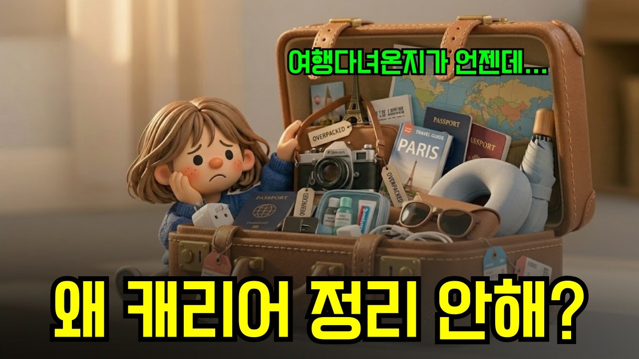 캐리어 정리를 미루는 심리학적 이유 (의사결정 피로)