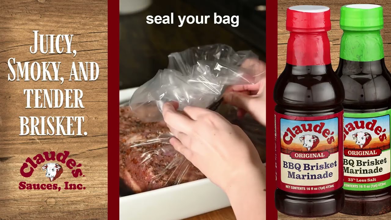 Claude's Sauces BBQ Brisket Marinade Directions