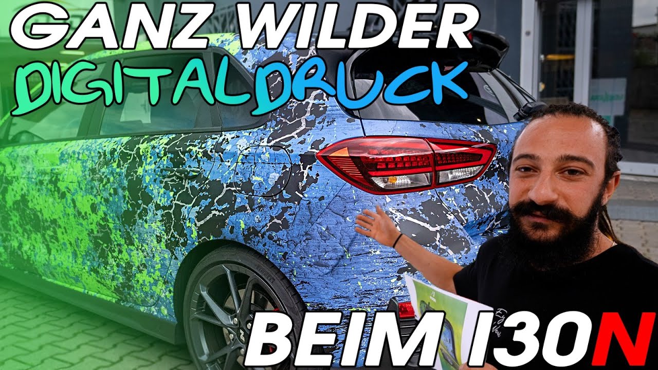 Wilder Digitaldruck beim i30 N | beste Carbon Folie ever! | Audi A6 Green | Enjoy Fahrzeugfolierung