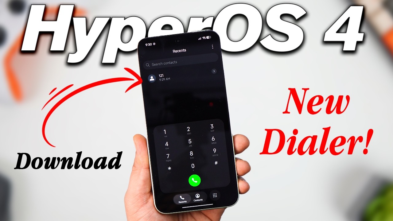 Xiaomi Quietly Released HyperOS 4 Dialer! (No Google Announcement) 😱