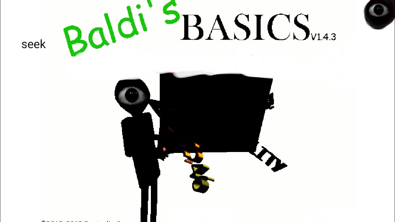 Baldi's basics-Seek baldi (dvloper laneti 2.bölüm)
