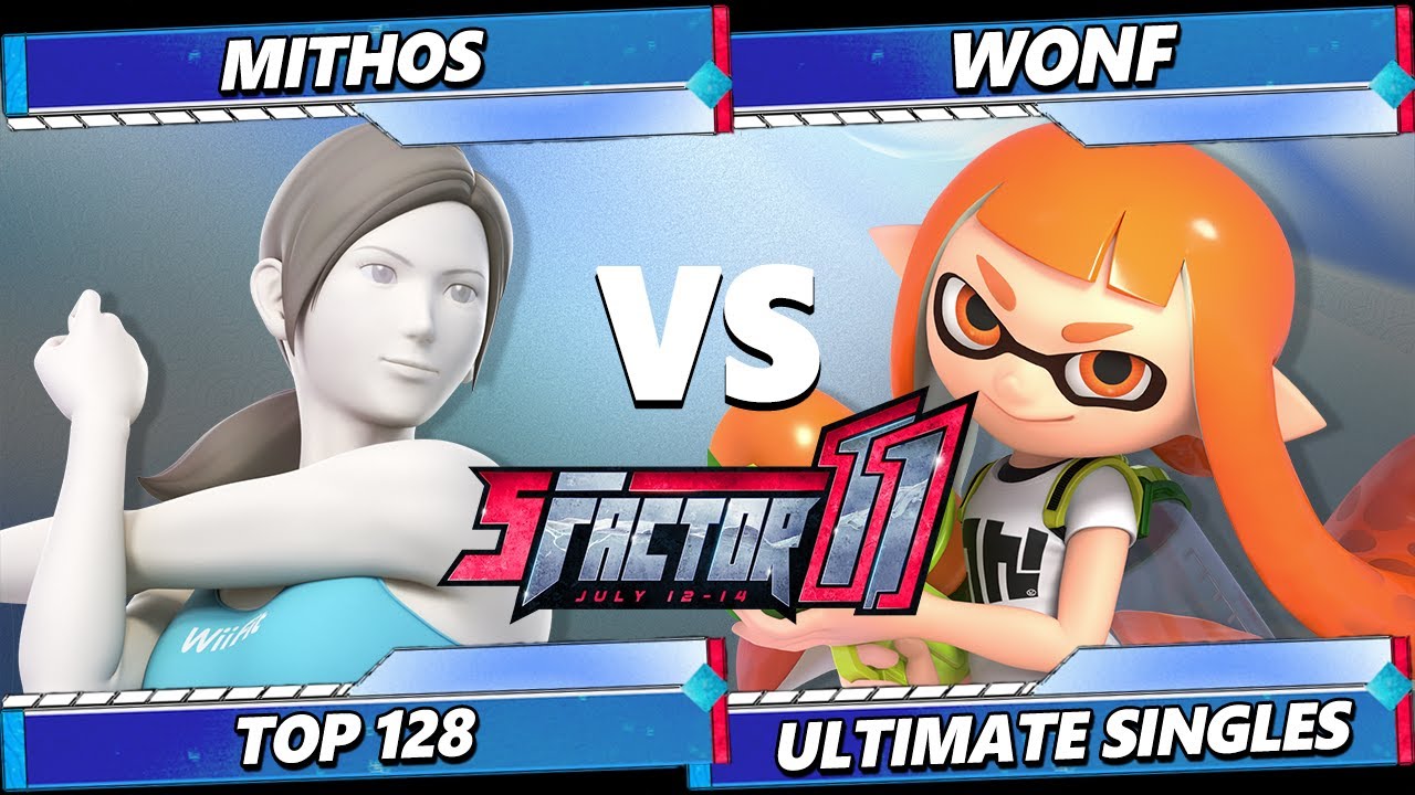 S Factor 11 - Mithos (Wii Fit Trainer) Vs. Wonf (Inkling) Smash Ultimate - SSBU