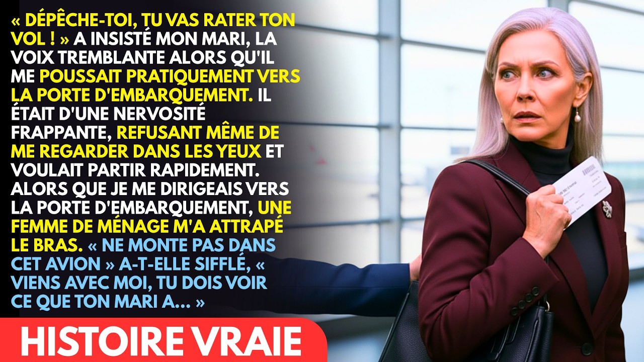 À l’aéroport, tout a changé : une inconnue m'a averti discrètement.