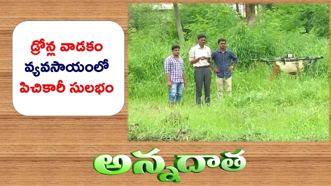 Drone Usage In Agriculture for Chemical Sprays | Innovation by Gopikrishna || ETV Annadata