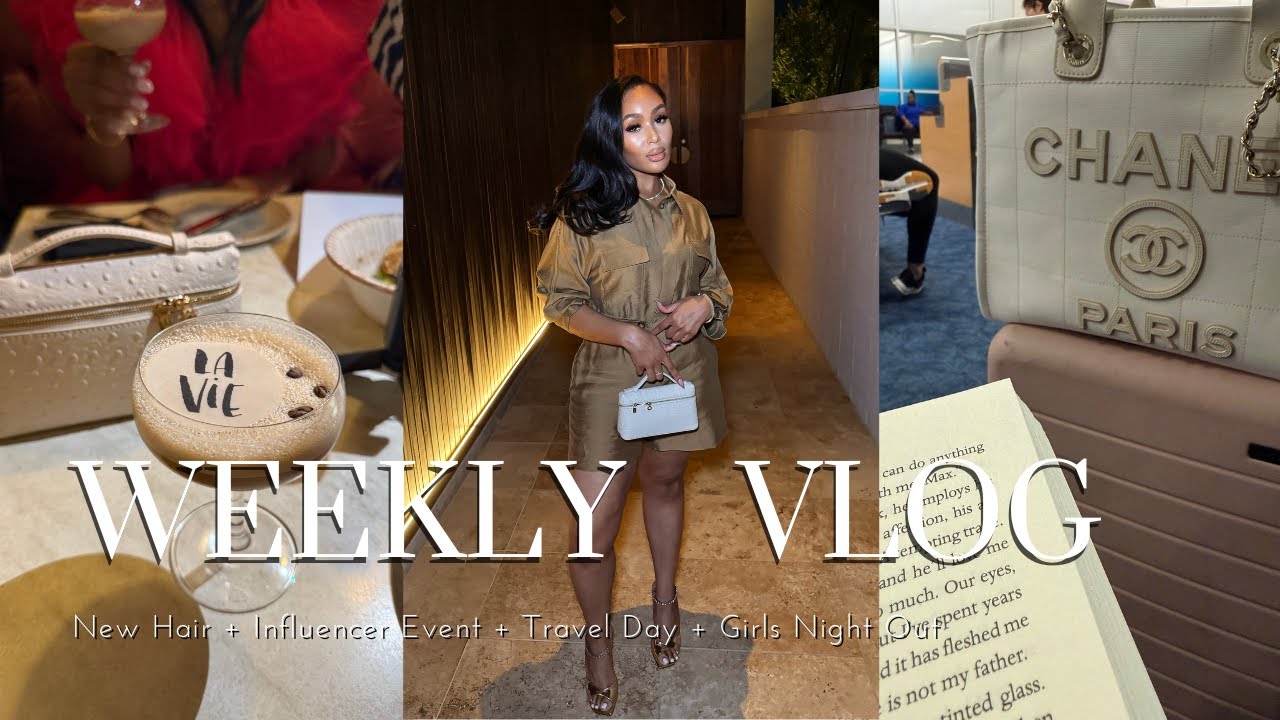 WEEKLY VLOG | New Hair | Dallas Influencer Event | Girls Night Out | AMARACHIMUA