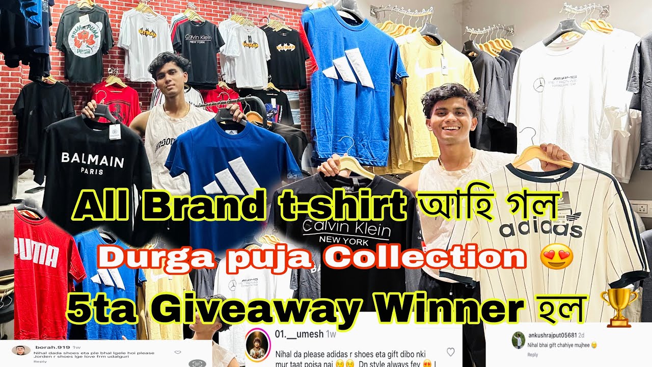 Branded shirts Wholesale & Retail Market in Guwahati puja collection! giveaway t kune kune Win hol 