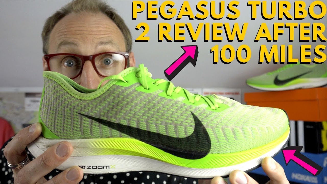 Review of the Nike Pegasus Turbo 2 at 100 miles