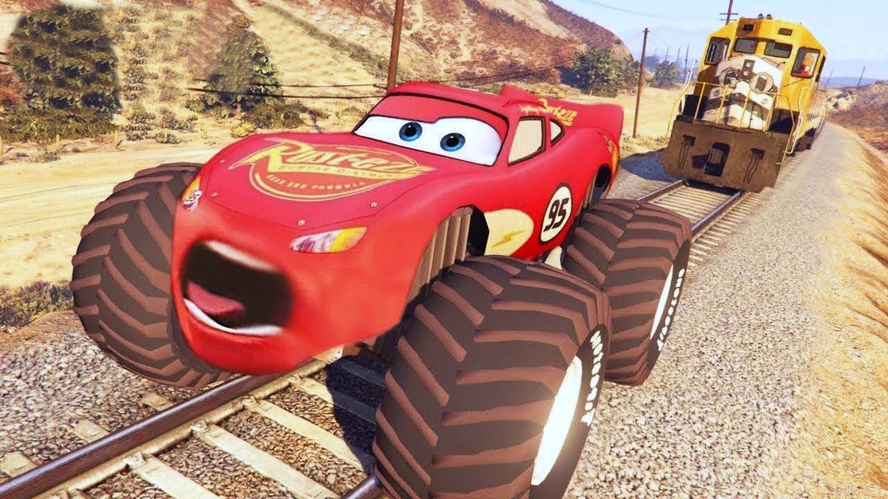 Big & Small McQueen vs Chick Hicks vs Tow Mater vs King Dinoco vs Duch Hudson - BeamNG.Drive #119