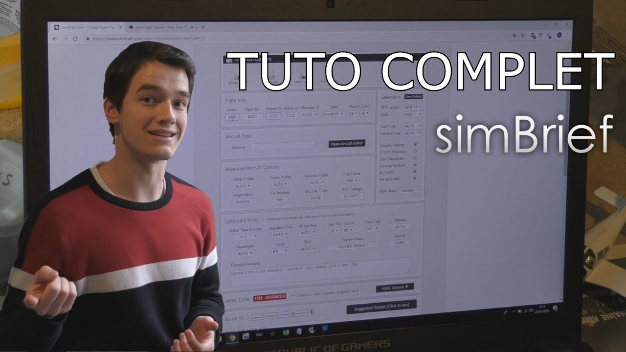 VLOG02 - Tout sur les Plans de Vol pour Liners ! Tuto Complet SimBrief