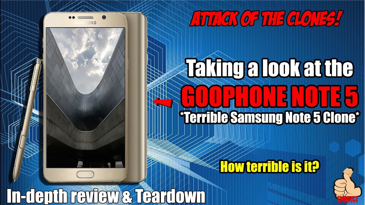 АТАКА КЛОНОВ: GOOPHONE NOTE 5! Ужасный клон Samsung Note 5 (тест и обзор)