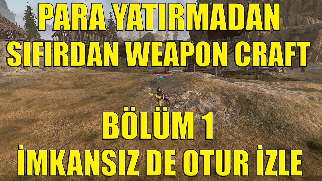 Rise Online | Sıfırdan Weapon Craft Bölüm 1 | Para Yatırmadan