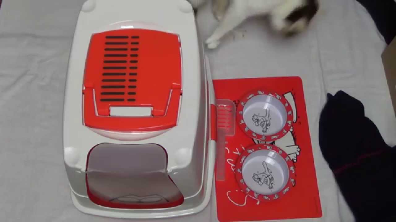 Unboxing ★ Simon's Cat Katzenzubehör (Katzentoilette, Fressnäpfe und Unterlage)