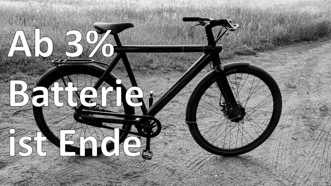 Was passiert, wenn man das Van Moof Electrified S2 E-Bike komplett leer fährt?