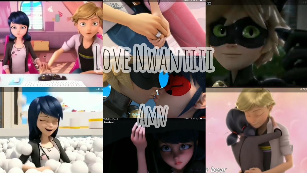 Love Nwantiti full song|A Miraculous Ladybug AMV|All kisses,Umbrella scenes and dance| Startrain