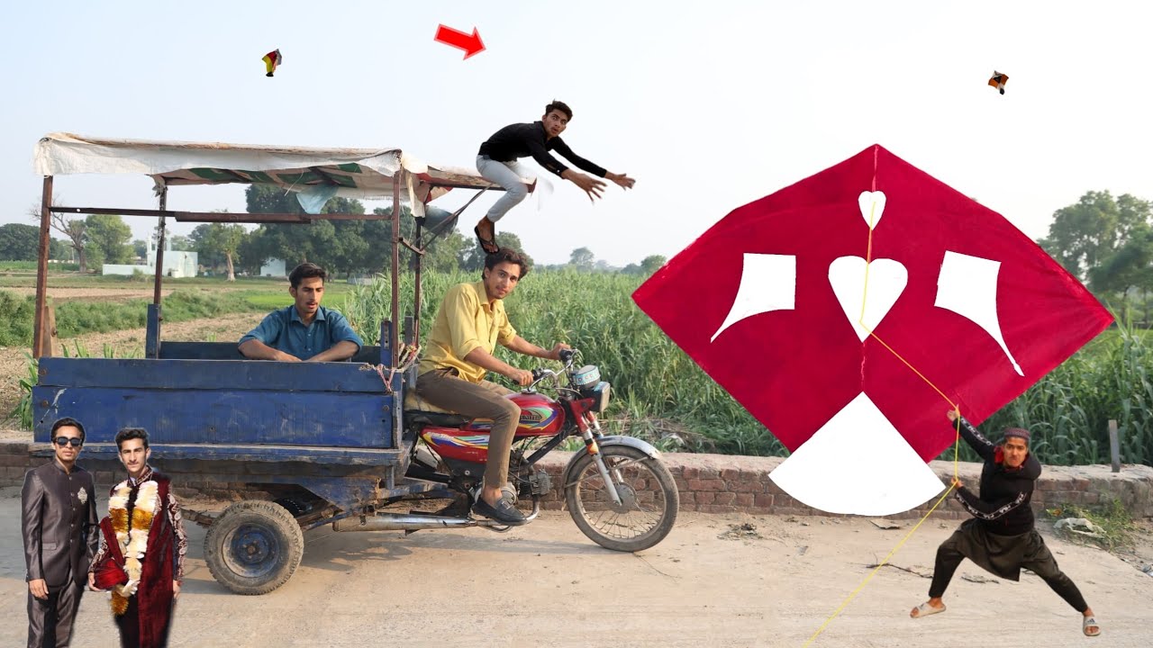 Village Gudda Cutting & Umer Shahdi | Kites