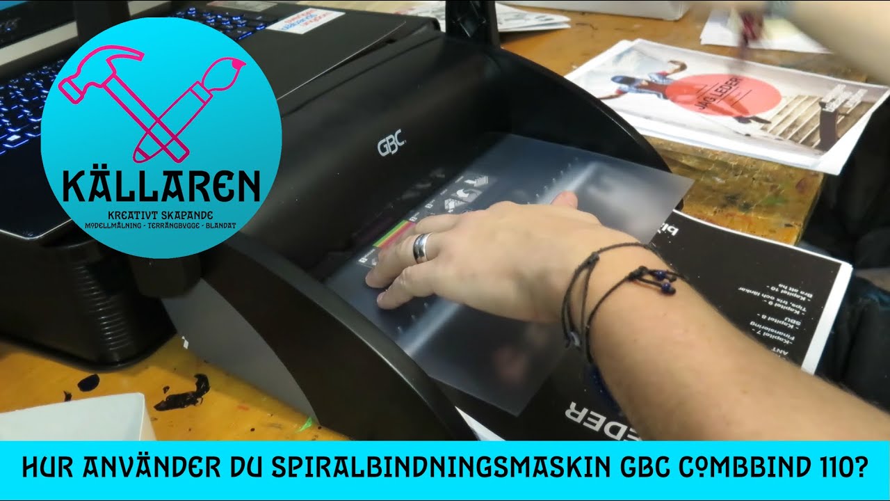 Hur använder du spiralbindningsmaskin GBC Combbind 110?