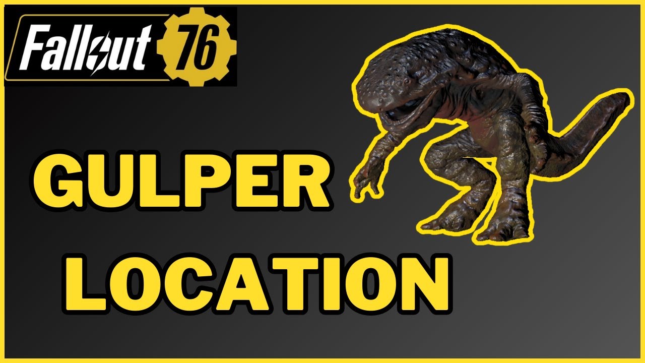 Where To Find Gulper / Gulper Lagoon Location Fallout 76