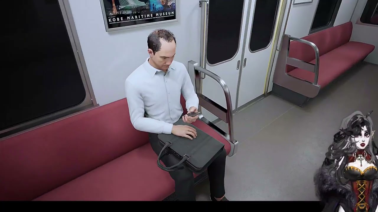 platform 8 video game. Gothic vtuber.