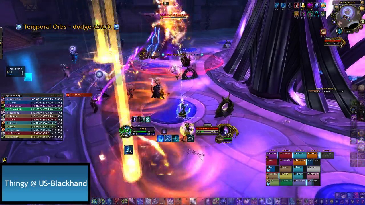 Chronomatic Anomaly Frost Mage PoV (Mythic NH)