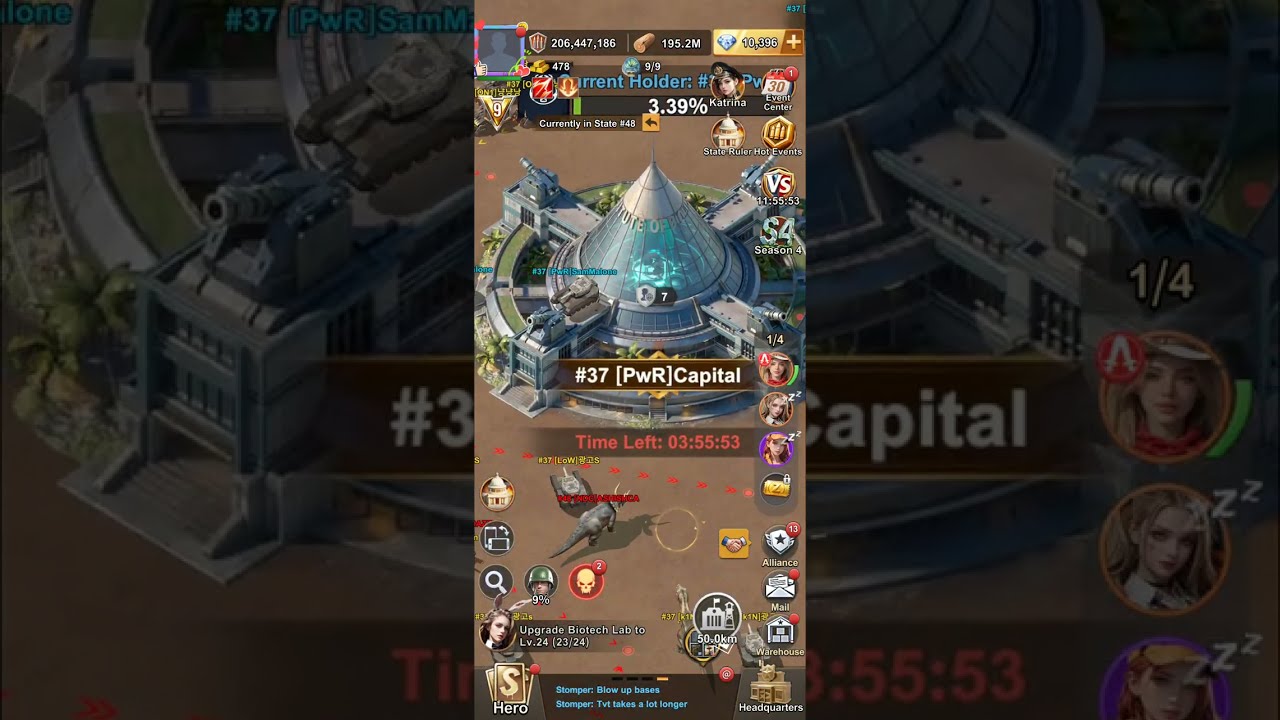 Mini TvT in State Ruler vs S48 in Last Z: Survival Shooter
