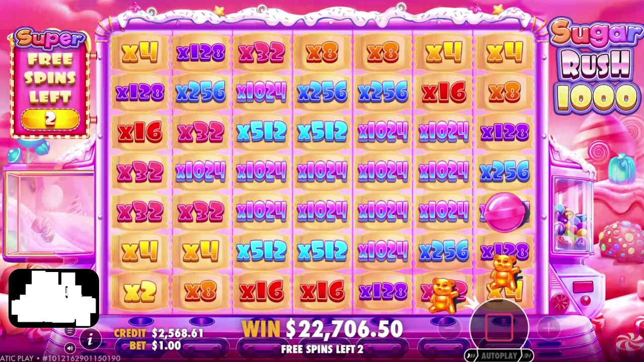 MAX WIN! X25000 SUPER BONUS SUGAR RUSH 1000