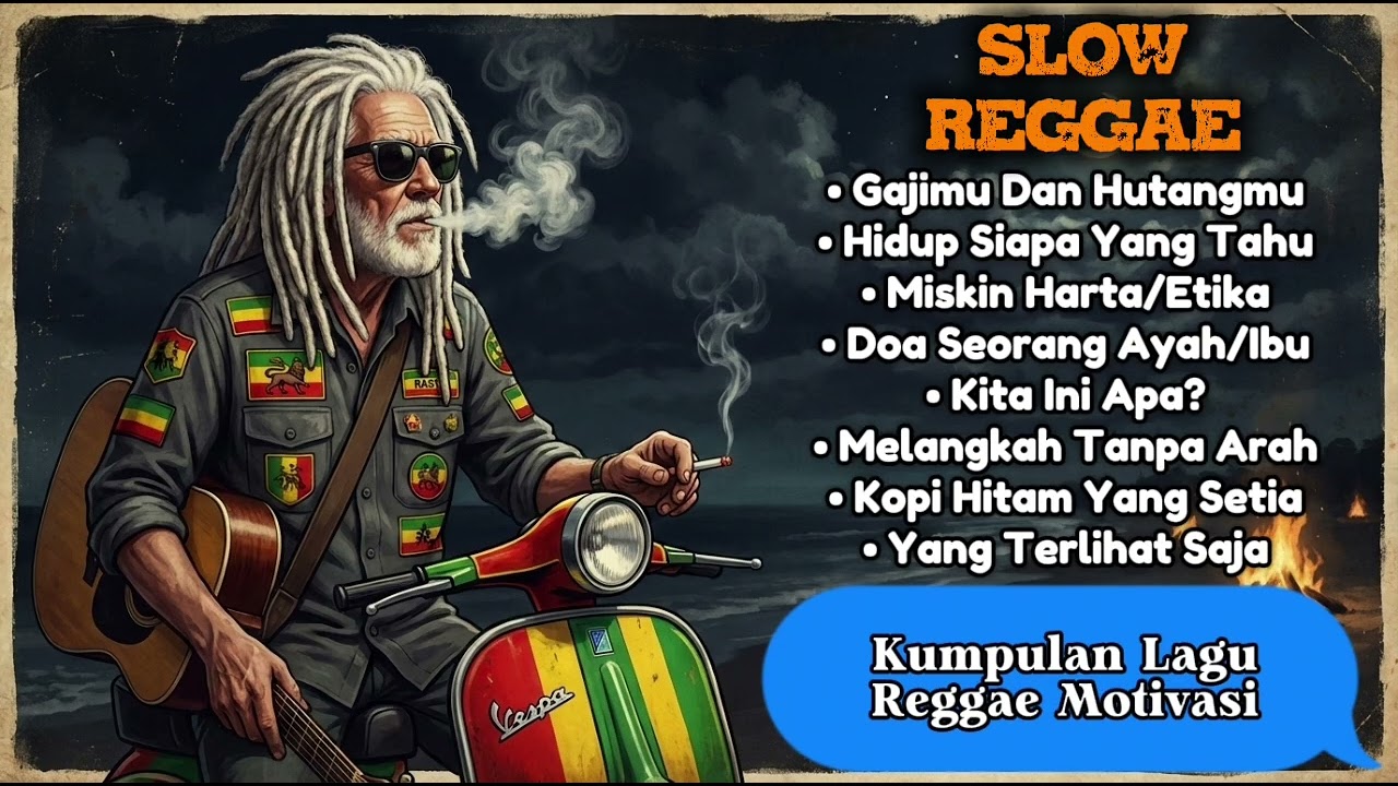 Kumpulan Lagu Motivasi - Slow Reggae | Teman Kerja 🌴🎸🌅🎶🌊