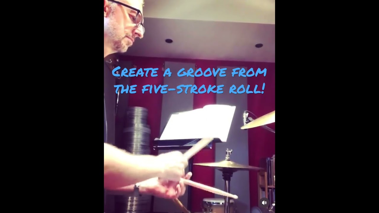 Create A Groove From A Five Stroke Roll Using Substitution!