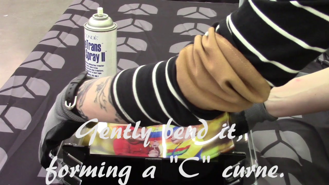 Curving the ColorLyte Acrylic Sublimation Photo Panels in a Jig