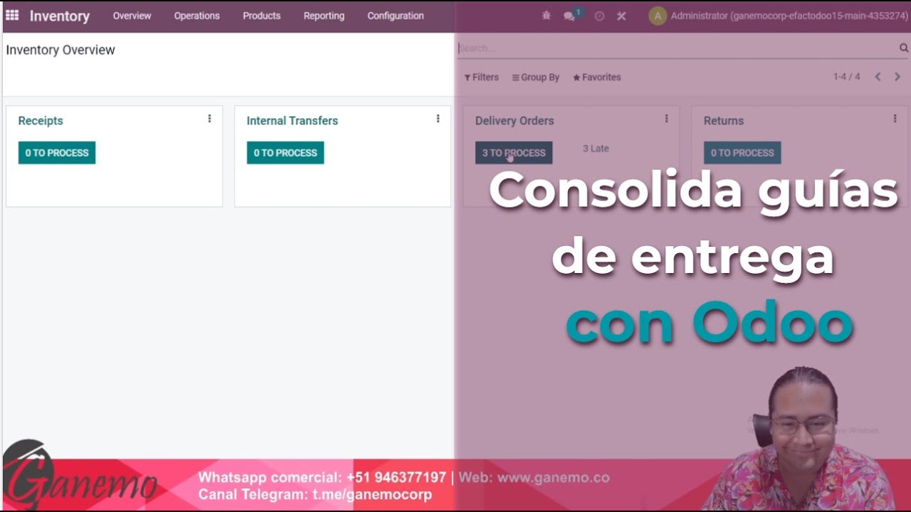 👌🏭 Consolida guías de entrega en Odoo ✅👍