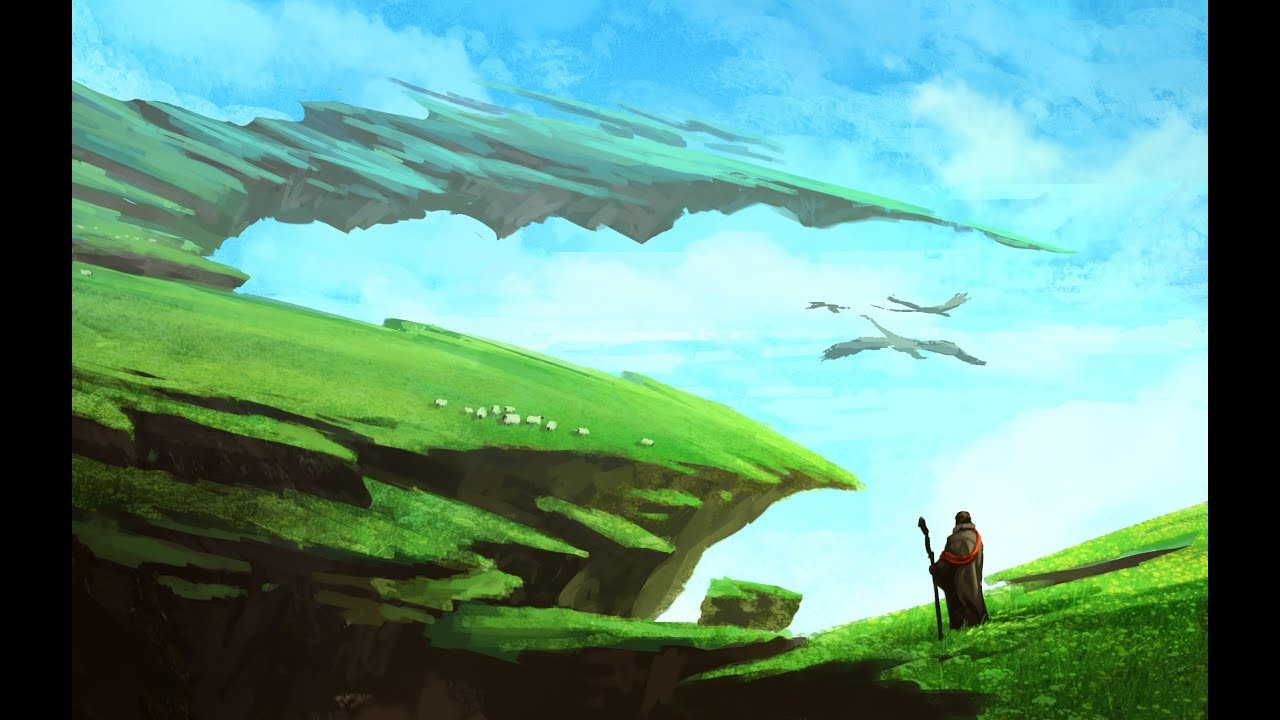 Photoshop Speedpaint - Sky Meadow