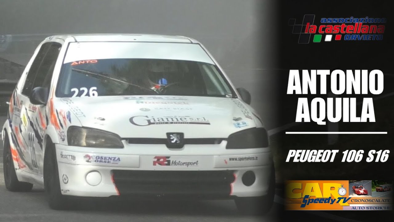 Cronoscalata della Castellana 2024 || Antonio Aquila || Peugeot 106 1,6