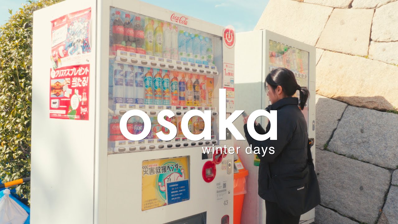 5 winter days in osaka | japan travel vlog