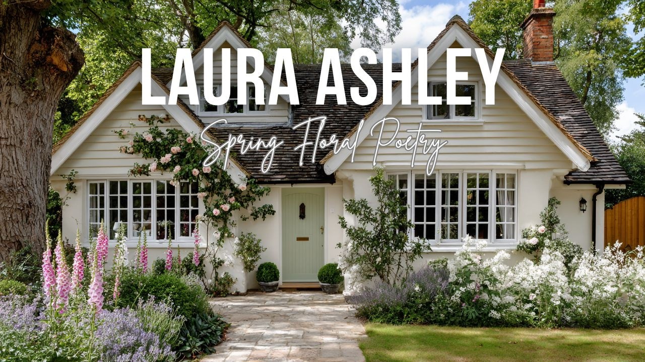 Transforming a Cottage with Laura Ashley's Spring Floral Poetry