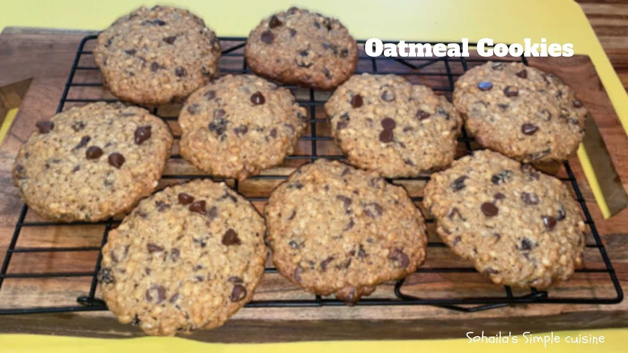 Soft and Chewy Oatmeal Cookies | Oatmeal Raisin with Chocolate Chips