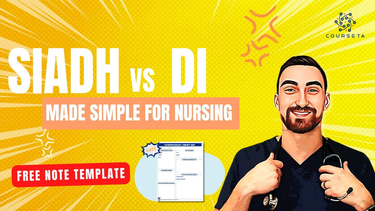 SIADH против несахарного диабета | Школа медсестёр Med-Surg NCLEX | Intulect Nursing