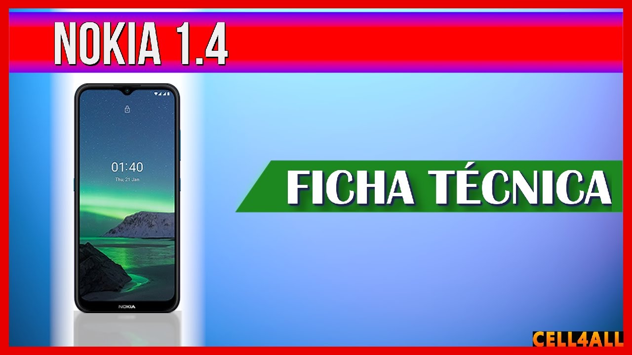 Nokia 1.4 | Ficha T&eacute;cnica