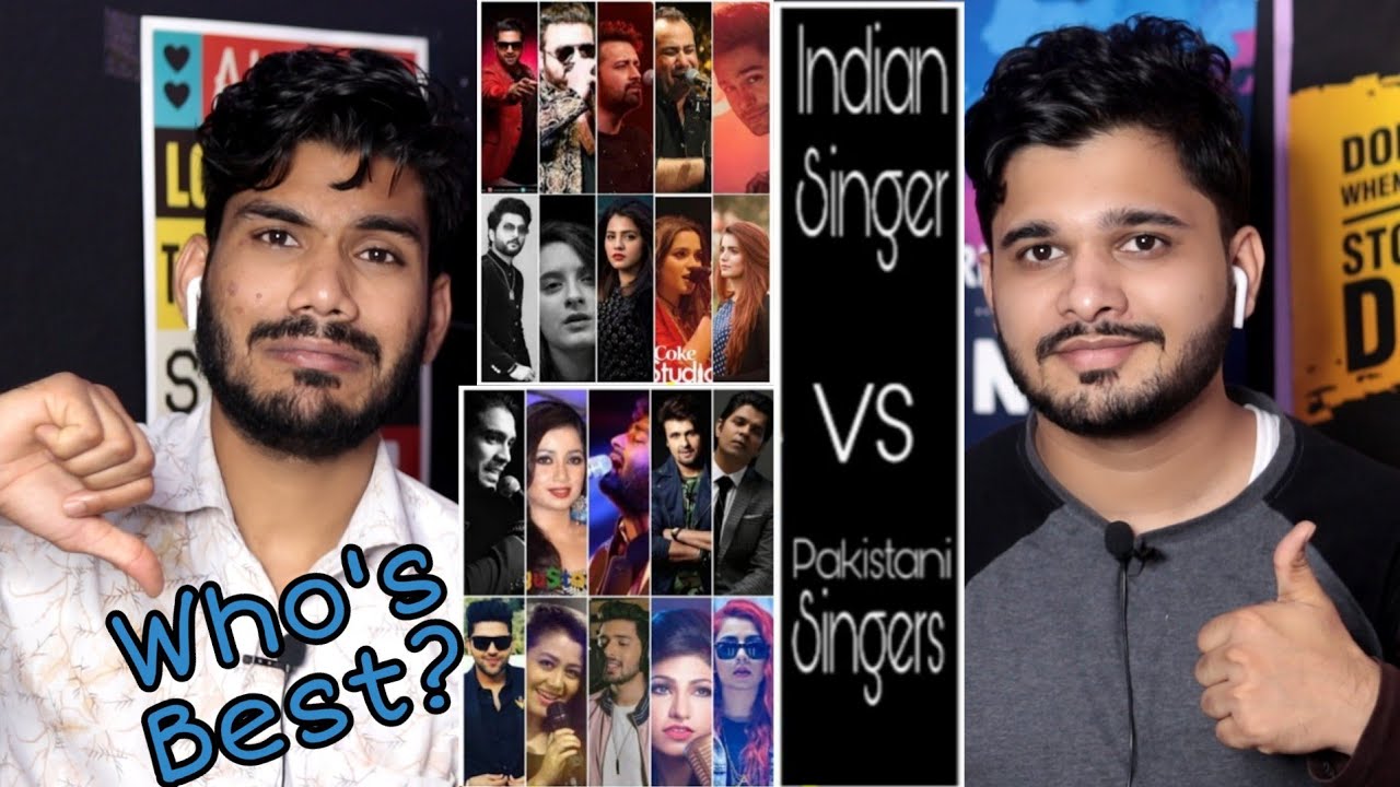 Pakistani Singer's vs Indian Singer's battle of voice