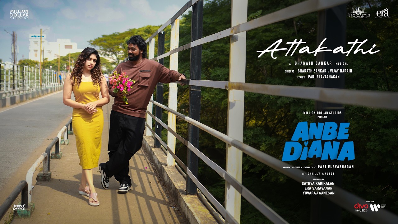 Attakathi Video Song | Anbe Diana | Pari Elavazhagan, Ramya Ranganathan, Roja | Bharath Sankar