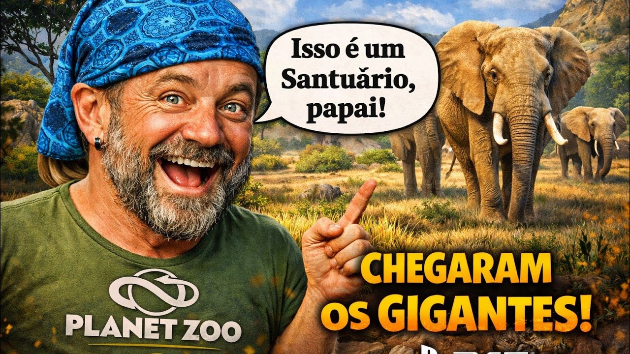 PlanetZoo PS5 | ISSO É UM SANTUÁRIO! 🐘 Elefantes Africanos chegam ao zoológico com novo nome 