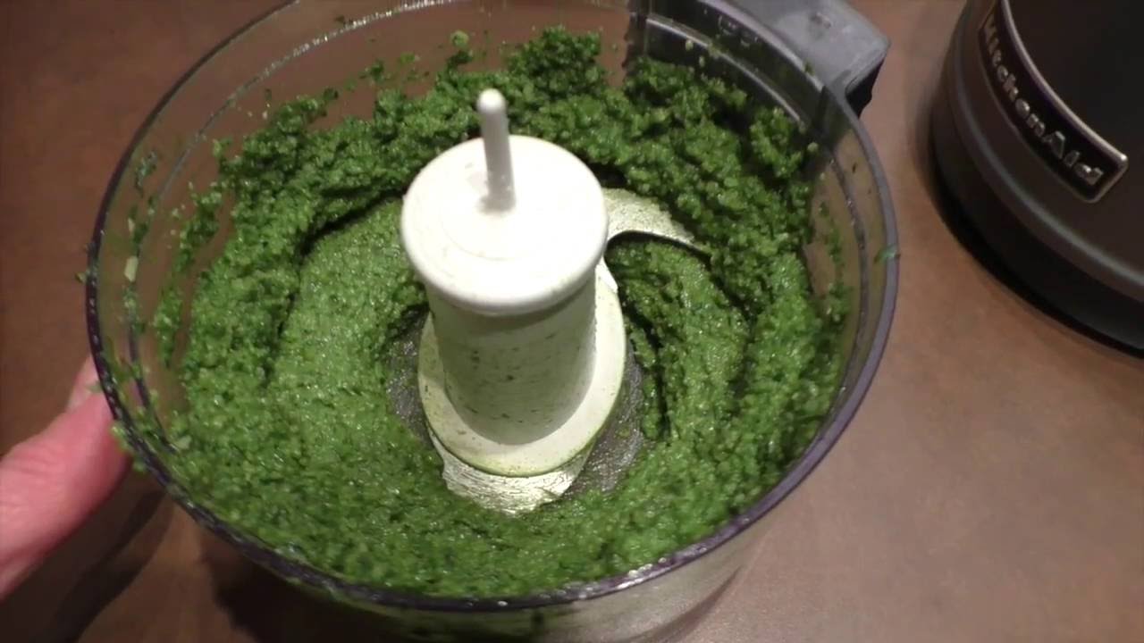 Homemade Pesto ~ Without Nuts!
