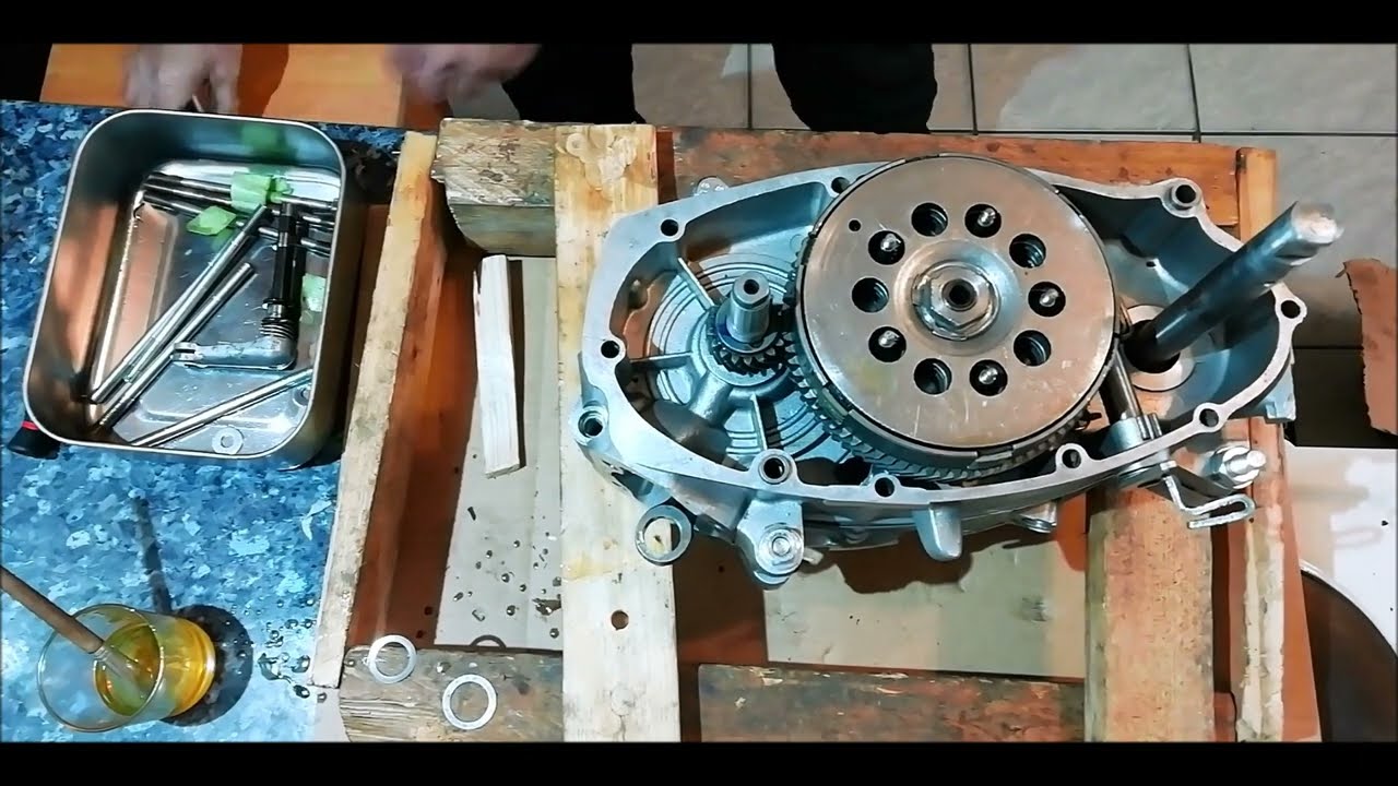 Zündapp Motor ZD 20 die Kupplung einbauen Teil 6
